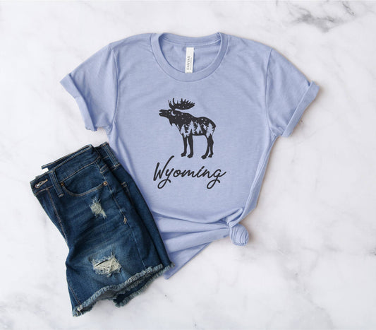 Wyoming Moose Tee